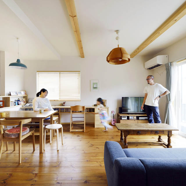 ガレージ空間を取り込んだ住まい